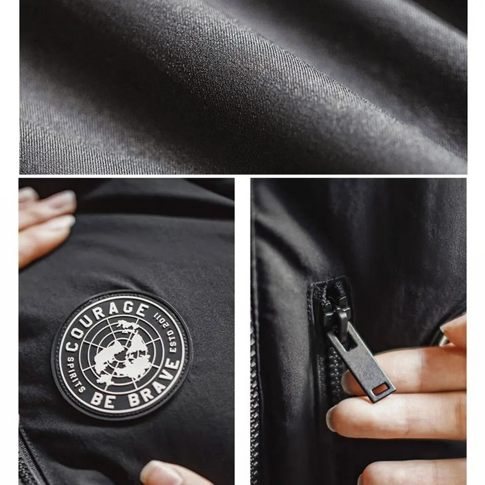 MADEN Women Stand Collar Down Jacket 90% Duck Down Short Puffer Coat Zipper Front Thick Warm Winter Outerwear