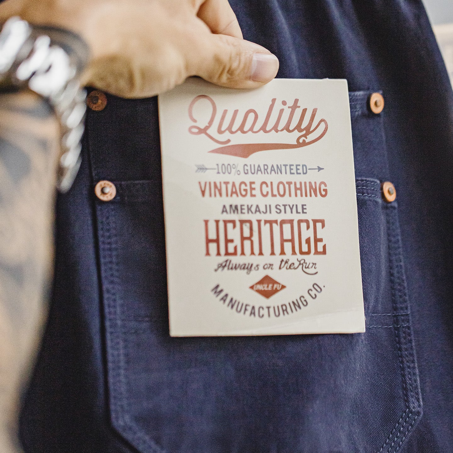 MADEN Blue Carpenter Cargo Pants