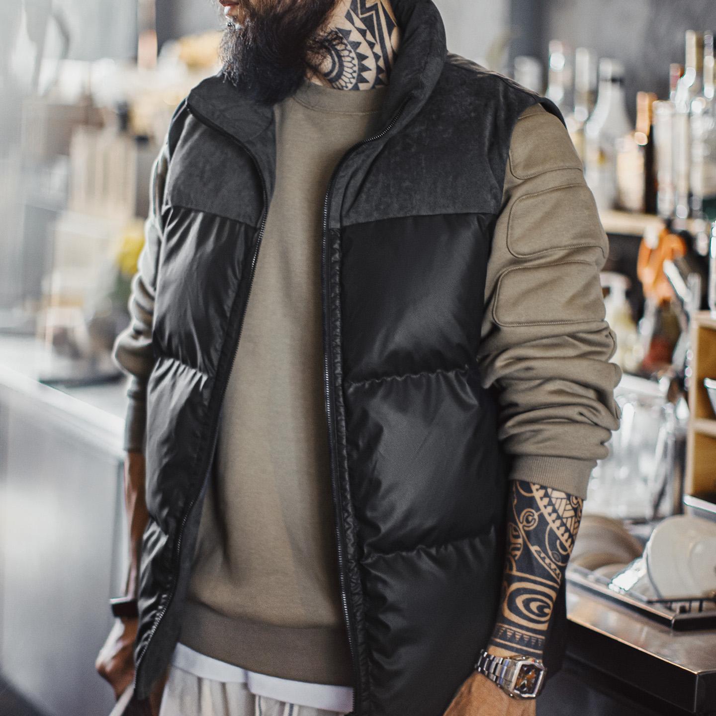 Áo Ghi-lê Bông Cách Nhiệt Dòng Núi Đen Maden