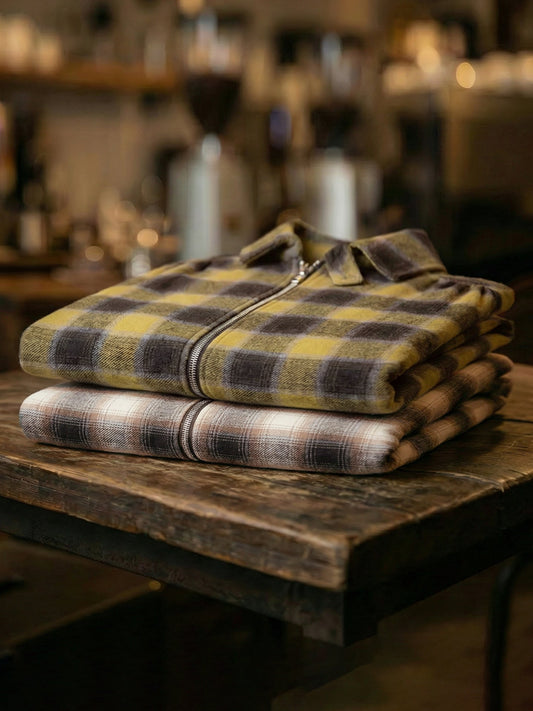 Retro Workwear | MADEN Retro Plaid Shacket