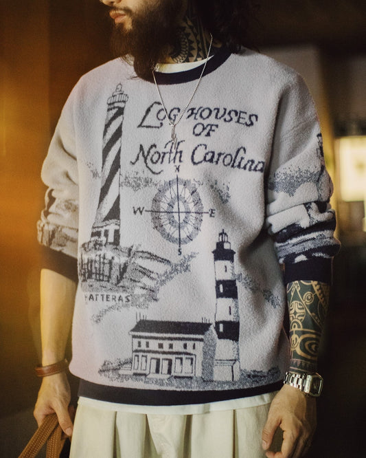 Vintage Casual | MADEN Lighthouse Sweater