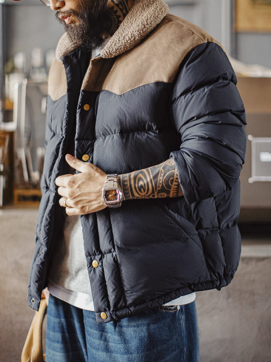 Western Vintage | MADEN Retro Down Jacket