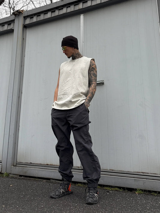 Street Casual | Athletic Tank Top & Water-Resistant Jogger Pants