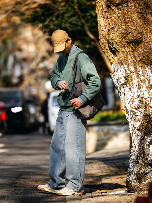 Casual Streetwear | Cotton Blended Sweatshirt