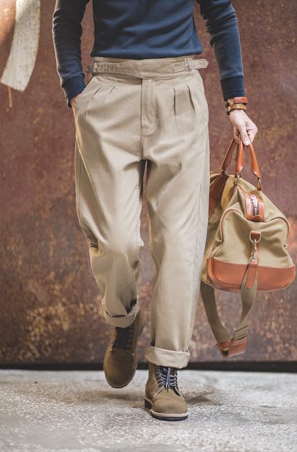 Classic Military | High-Waist Gurkha Pants