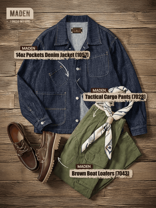 Classic Workwear | 14oz Pockets Denim Jacket