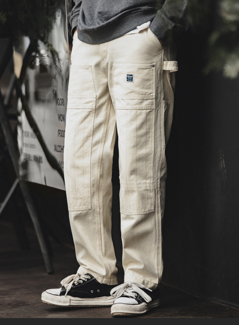 Classic Workwear | White Carpenter Jeans