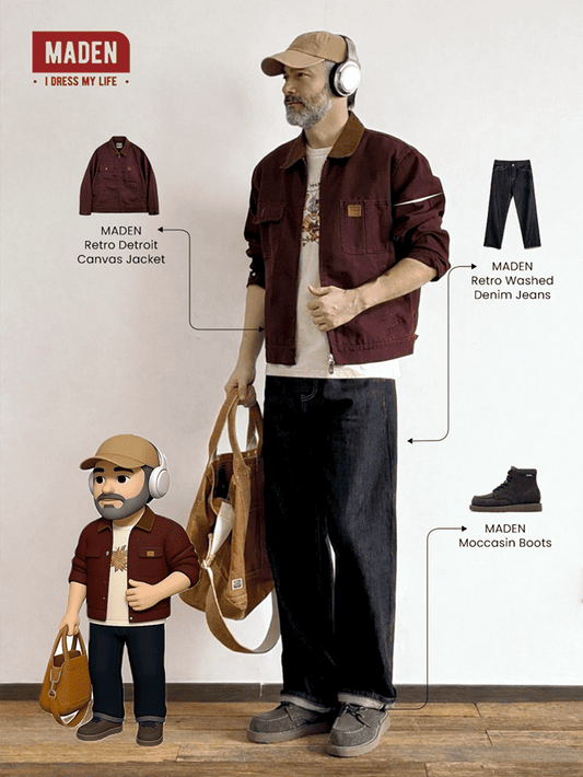 Retro Workwear | Retro Detroit Canvas Jacket