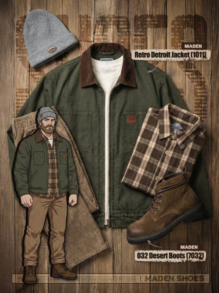 Retro Workwear | Retro Detroit Jacket