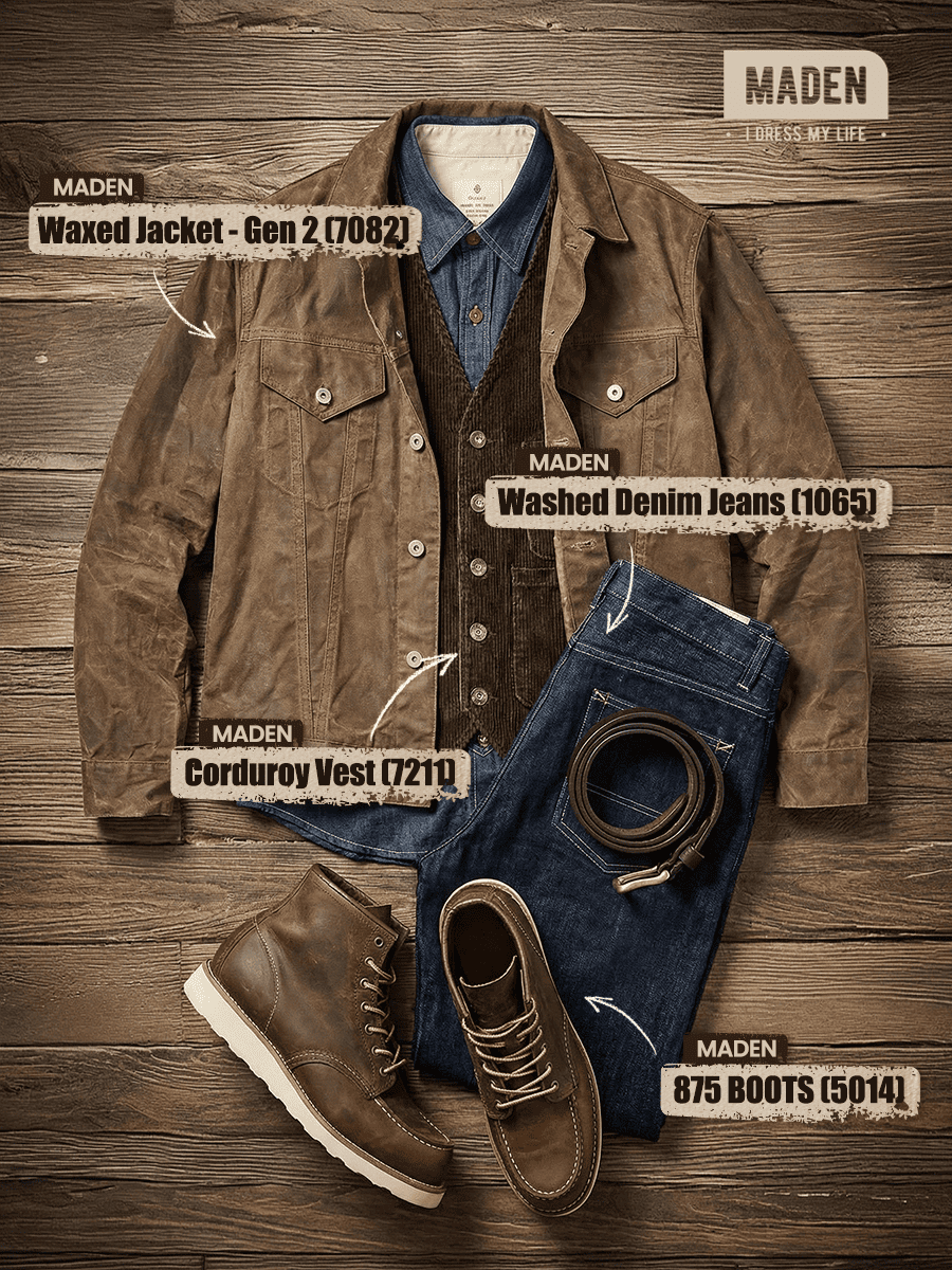 Rugged Western Workwear | Waxed Jacket - Gen 2