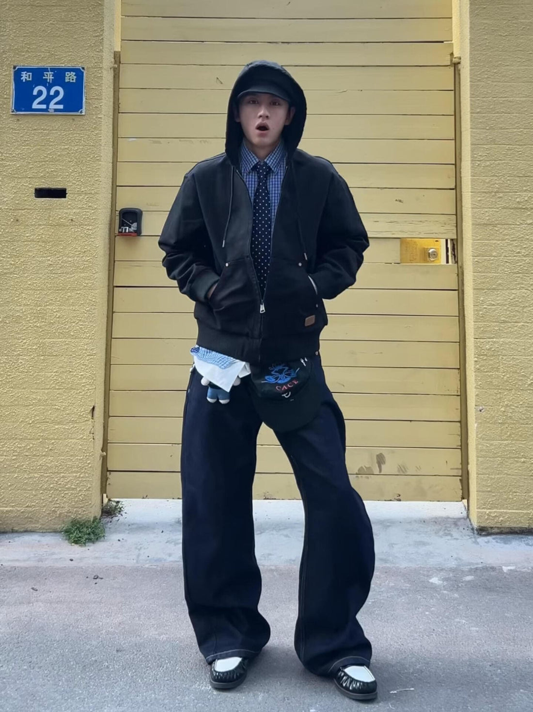 Retro Streetwear | J130 Heavyweight Hooded Jacket