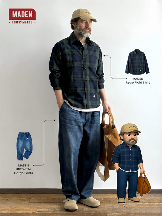 Daily Look | Retro Plaid Shirt