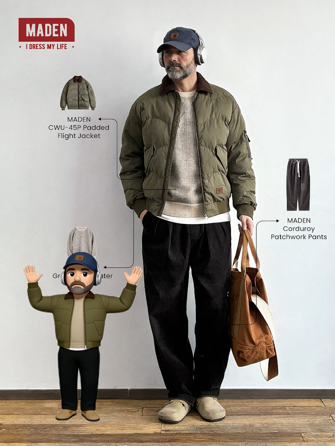 Vintage Military Streetwear Look