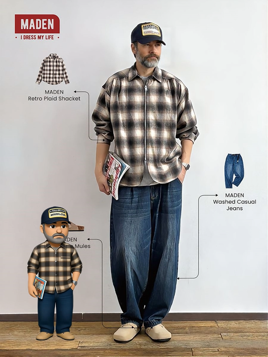 Retro Casual | MADEN Retro Shacket