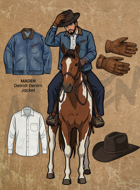 On Horseback | Look 1