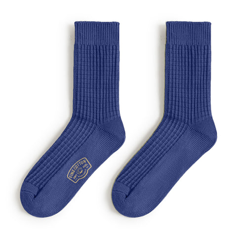 MADEN Waffle Knit Crew Sock - Moisture-Wicking