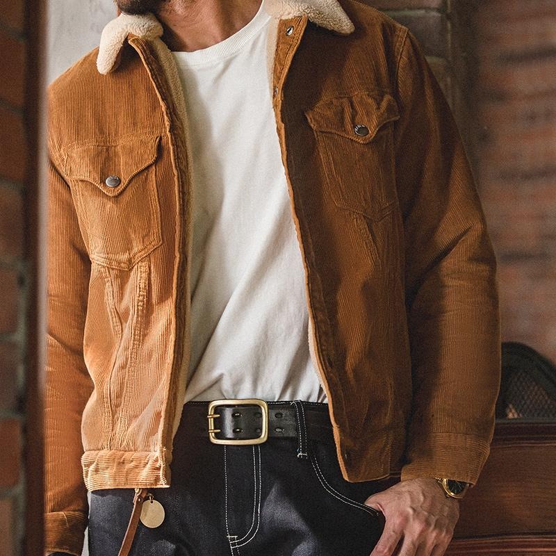 MADEN Corduroy Sherpa Jacke
