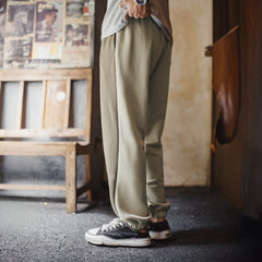 Quần jogger phối màu có thun eo MADEN