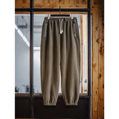 MADEN Schwer Gefütterte Fleece Cargo-Sweathose
