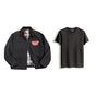 Jacket(Black)+Tee(Black)
