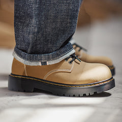 Zapatos derby marrones MADEN
