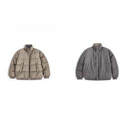 MADEN Wendbare Daunenjacke mit Stehkragen