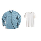 MADEN Men's Brushed Pinstripe Button-Down Shirt thumbnail