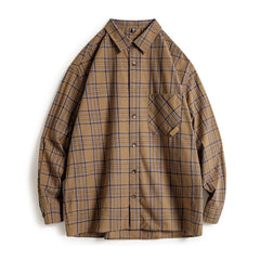 Camisa cityboy de algodón grueso a cuadros para hombre MADEN