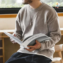 MADEN Herren Chenille Pullover Weich & Gemütlich