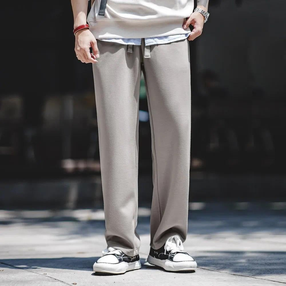 MADEN Air Layer Locker geschnittene Sweatpants mit geradem Bein