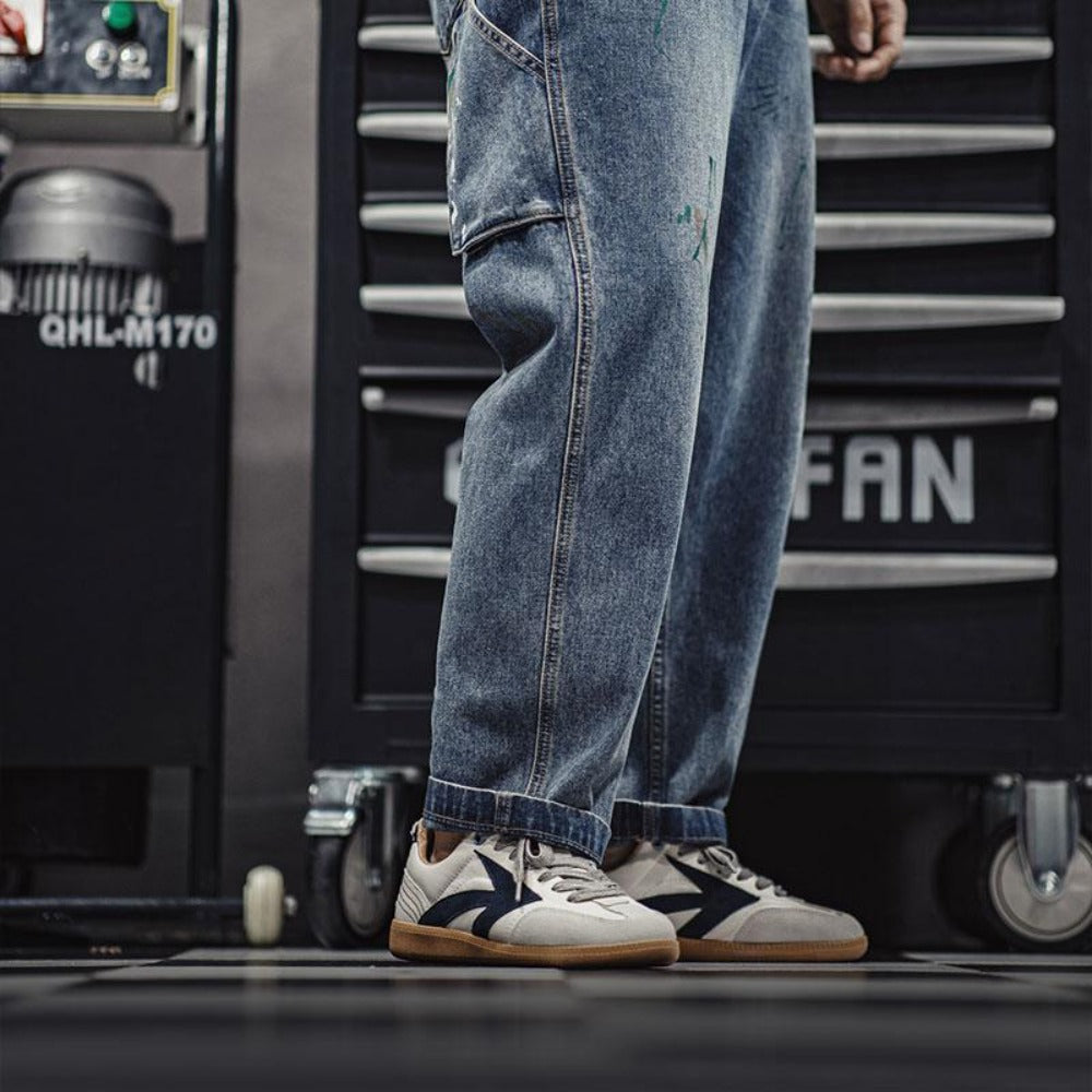 MADEN Retro Deutsche Trainer Low-Top Sneaker