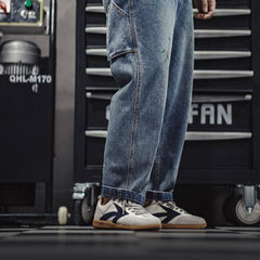 MADEN Retro Deutsche Trainer Low-Top Sneaker