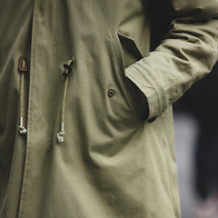 Parka con capucha M51 de algodón grueso para hombre MADEN