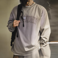 MADEN Batik Ombre Schwere Baumwoll Sweatshirt