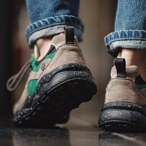 MADEN „Mountain“ Outdoor-Schuhe für Herren, Jogging-Sportschuhe, Splash-Ink-Design, dicke Sohle, atmungsaktiv, trendiges Schuhwerk 