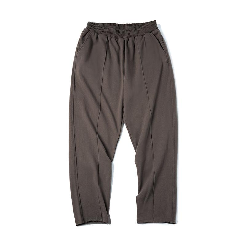 MADEN Herren Schwere Strick-Sweathose mit Elastischem Bund