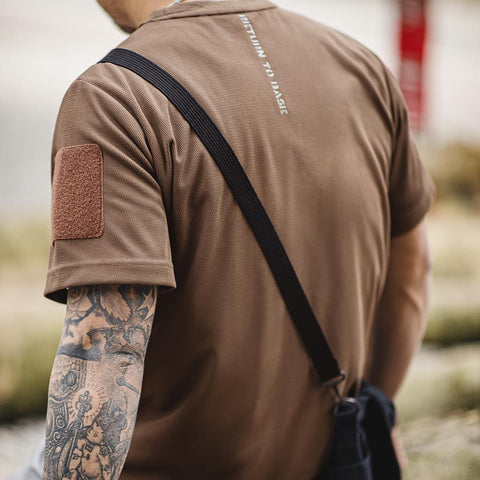 마덴 "RTB" 훈련 티셔츠 통기성 캐주얼 남성 기본 단색 티셔츠 루즈핏 여름 의류 앤클 후 뉴