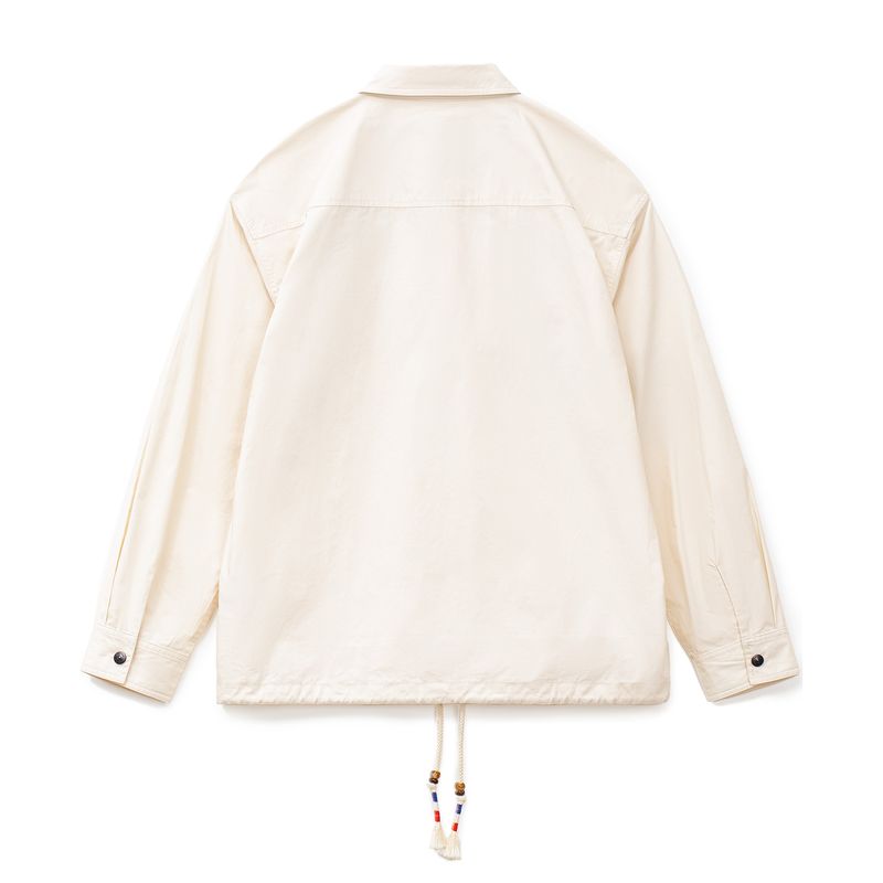 MADEN Men's Embroidered Badge Shirt