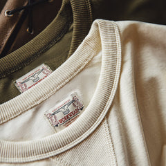 MADEN Vintage Einfarbig Locker sitzendes Shirt