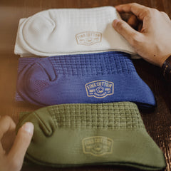 MADEN Waffle Knit Crew Sock - Moisture-Wicking
