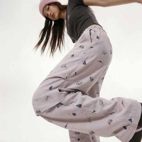 MADEN Camping Graphic Paratrooper Pants