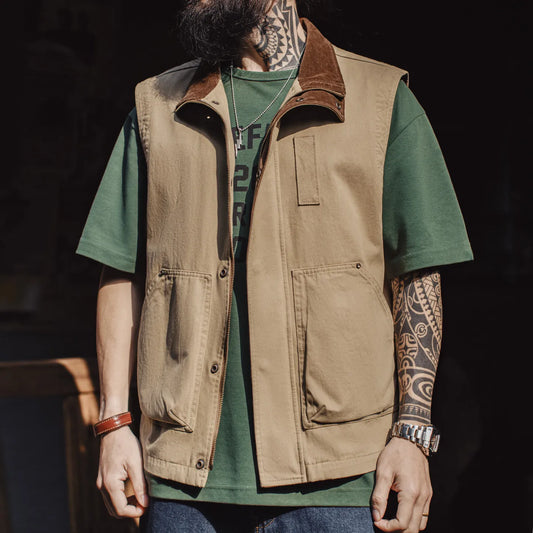 MADEN Safari-Weste im Workwear-Stil