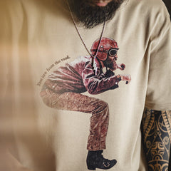 MADEN Graphic Print Short-Sleeve Cotton T-Shirt