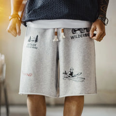MADEN Heavyweight Terry Print Shorts