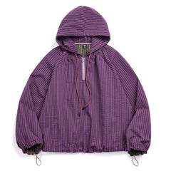 MADEN Damen Pullover Anorak Hoodie