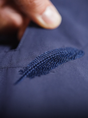MADEN Vintage Feather V-Neck Polo