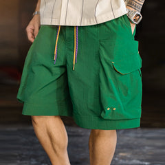 MADEN Men's Lightweight Cotton Casual Shorts