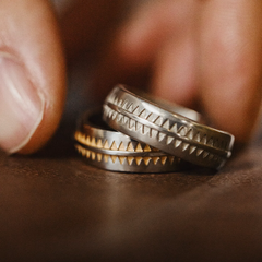 MADEN Navajo Messing Offener Ring