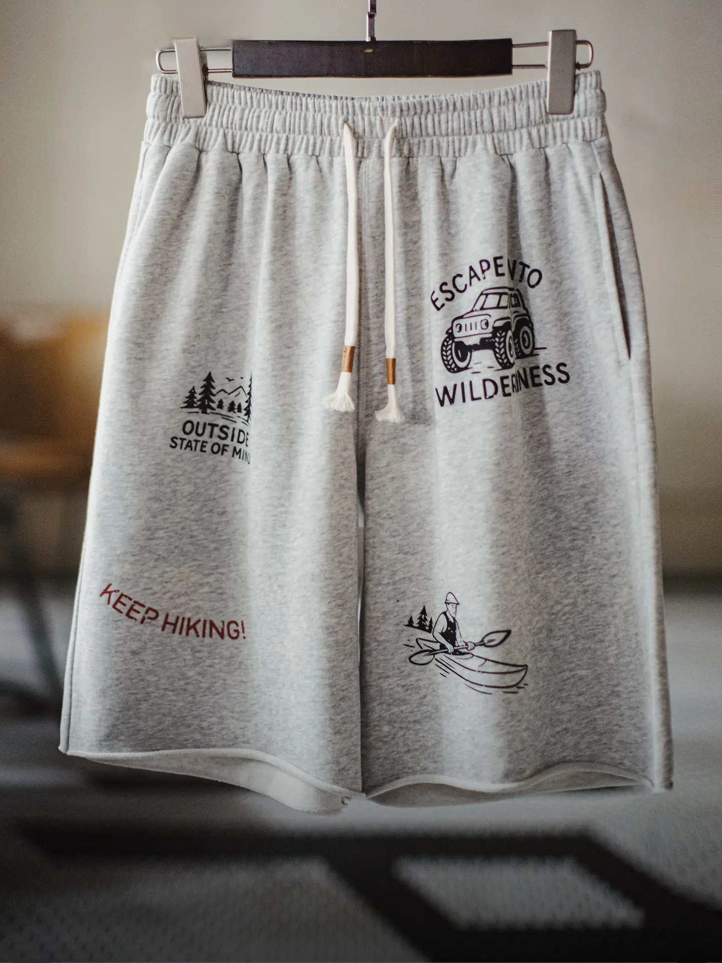 MADEN Heavyweight Terry Print Shorts