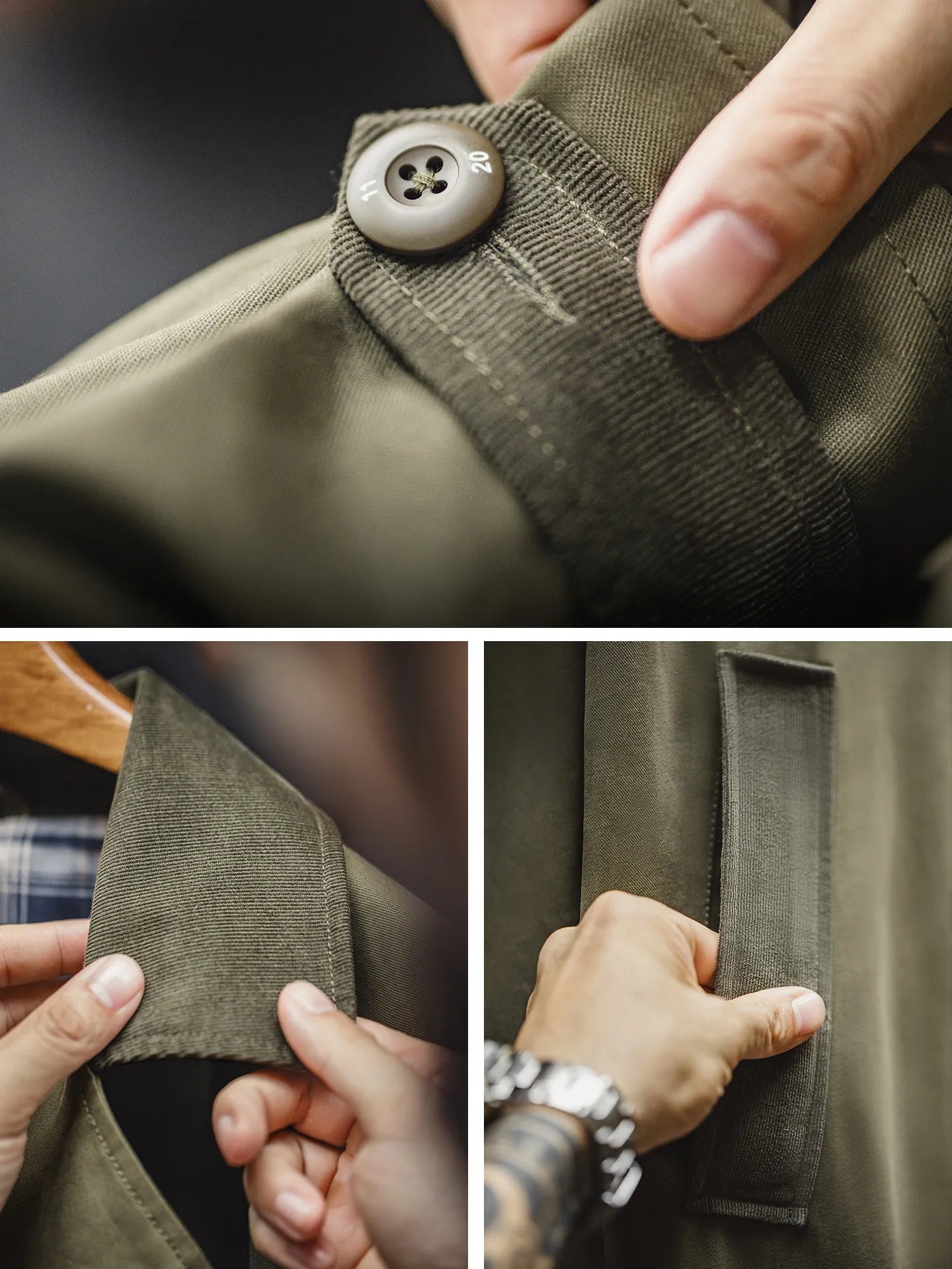 MADEN 50's Trench Coat